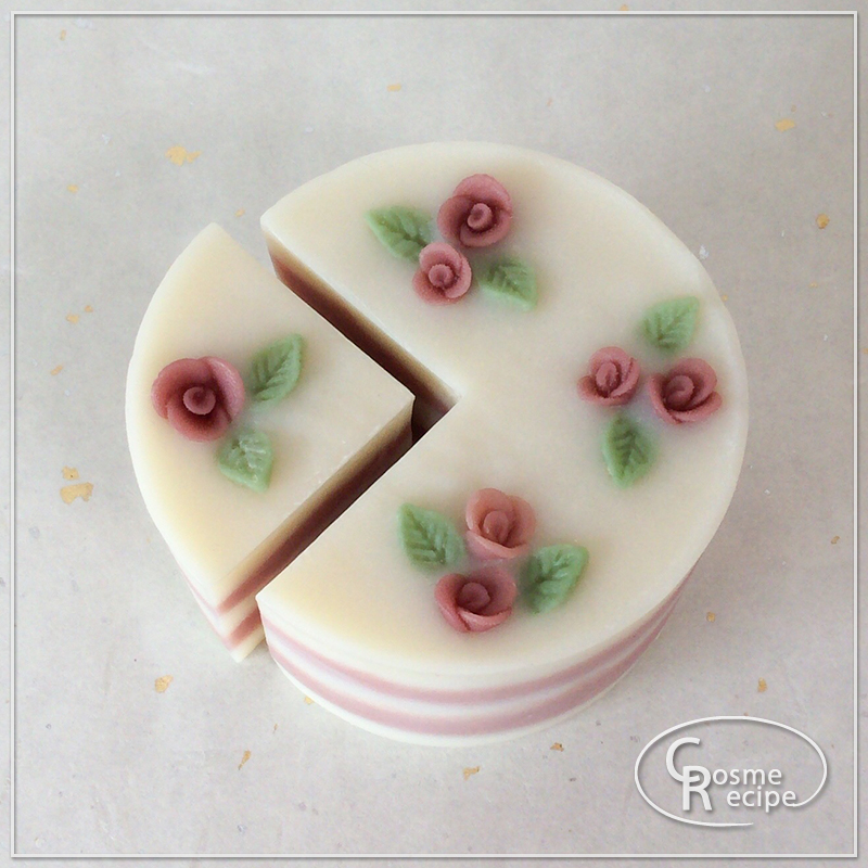 ケーキ風 バラコンフェティソープ